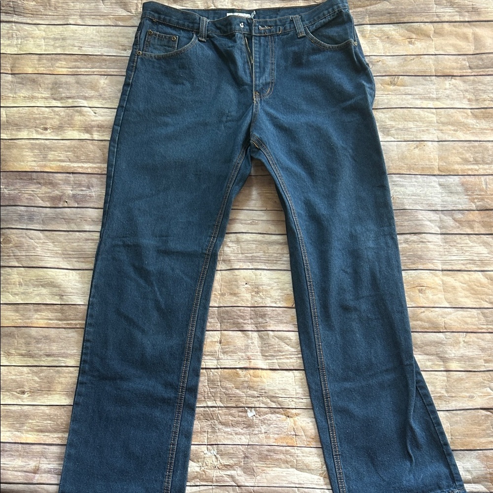Classic Blue Bootcut Jeans for Men